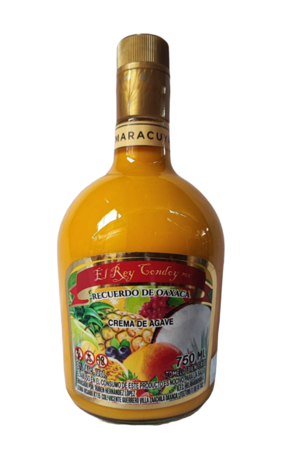 Crema de mezcal maracuya